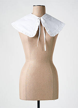 Guler / Eșarfă de gât alb INTUITION femeie