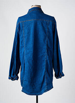 Rochie midi mâneci lungi mâneci lungi albastru B.S JEANS femeie