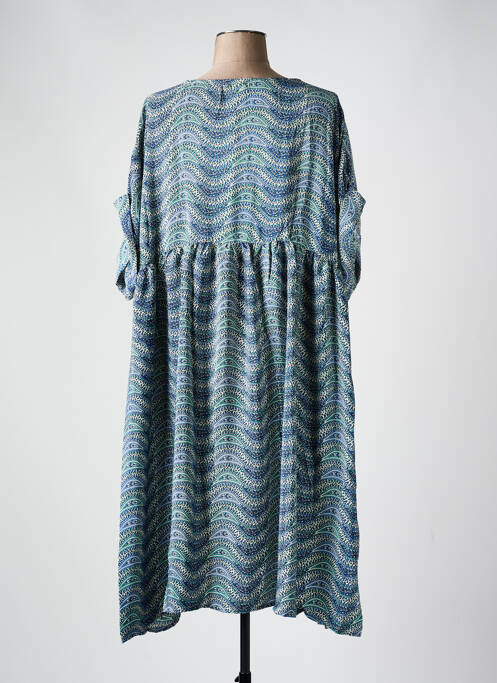 Rochie midi albastru PIMENT ROUGE femeie