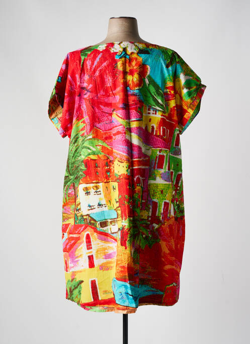 Rochie midi roșu ORIENTIQUE NATURALLY femeie