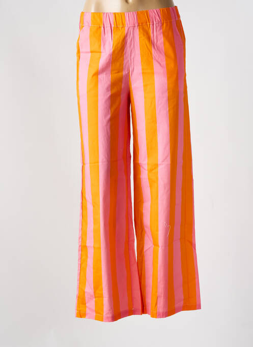 Pantalon larg portocaliu INTUITION femeie