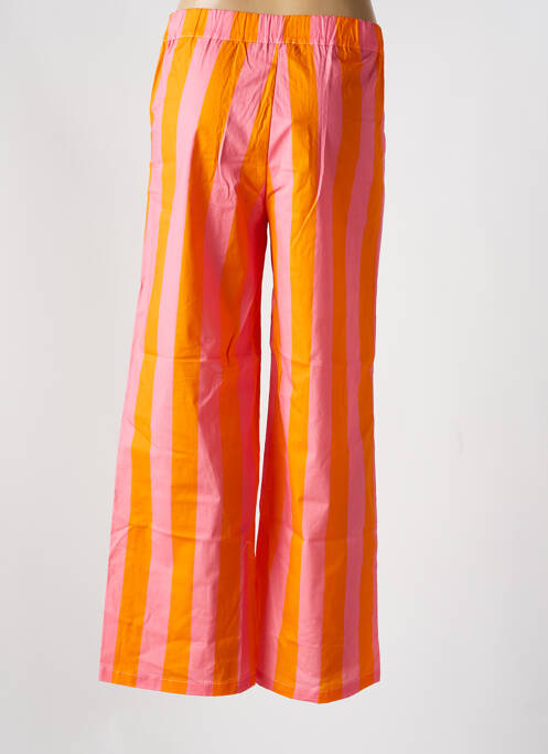 Pantalon larg portocaliu INTUITION femeie