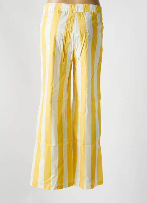 Pantalon larg galben INTUITION femeie