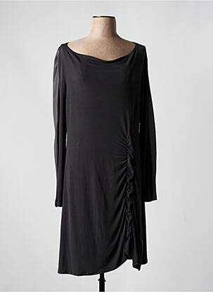 Rochie midi mâneci lungi mâneci lungi gri LAUREN VIDAL femeie