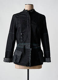 Jachete casual guler rotund negru LILIANE H femeie
