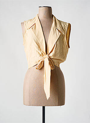 Top galben MATHILDE femeie