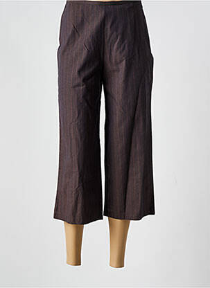 Pantalon trei sferturi maro POISSONS BLANCS femeie