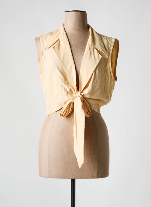 Top galben MATHILDE femeie