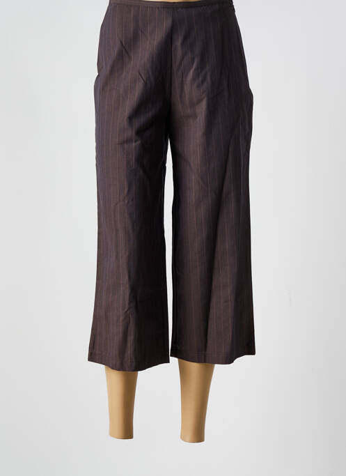 Pantalon trei sferturi maro POISSONS BLANCS femeie