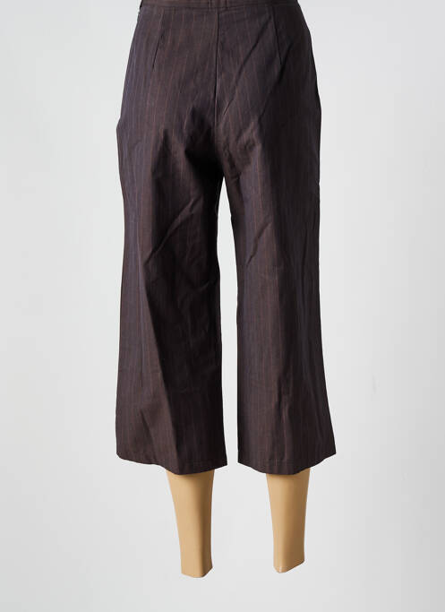 Pantalon trei sferturi maro POISSONS BLANCS femeie