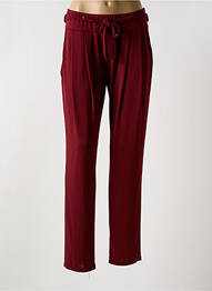 Pantalon slim talie elastică mărime normală roșu MA PETITE FIANCEE femme