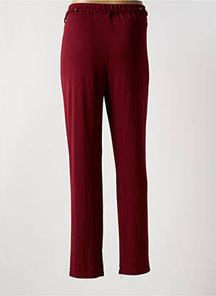Pantalon slim talie elastică mărime normală roșu MA PETITE FIANCEE femeie