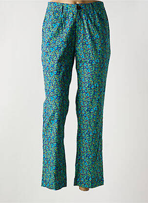 Pantalon 7/8 talie înaltă talie înaltă albastru PRINCESSE NOMADE femeie
