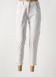 Pantalon 7/8 elasticitate mărime normală bej EAST DRIVE femme