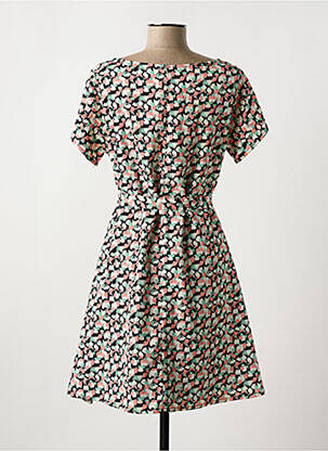 Rochie scurtă mâneci scurte mâneci scurte negru COMPAÑIA FANTASTICA femeie