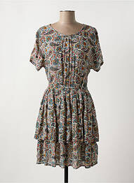 Rochie scurtă mâneci scurte mâneci scurte albastru COMPAÑIA FANTASTICA femeie