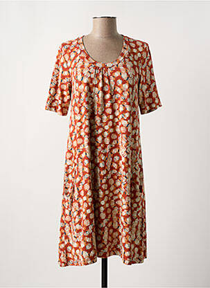 Rochie midi portocaliu ZILCH femeie