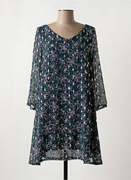 Rochie scurtă mâneci lungi mâneci lungi albastru PLACE DES VICTOIRES femme