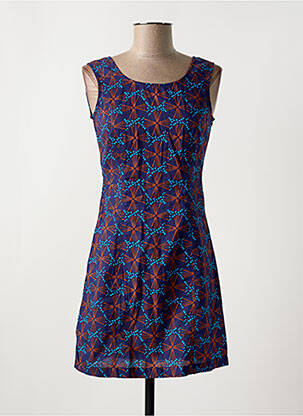 Rochie scurtă fără mâneci fără mâneci albastru LALITA femeie