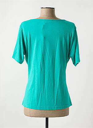 Tricou guler în v mâneci scurte verde BAKERY LADIES femeie