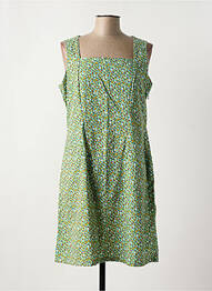 Rochie midi fără mâneci fără mâneci verde KALI YOG femme