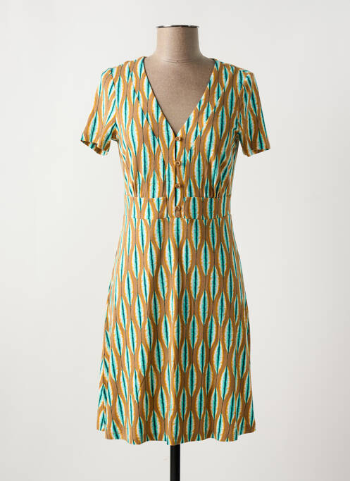 Rochie scurtă maro SURKANA femeie