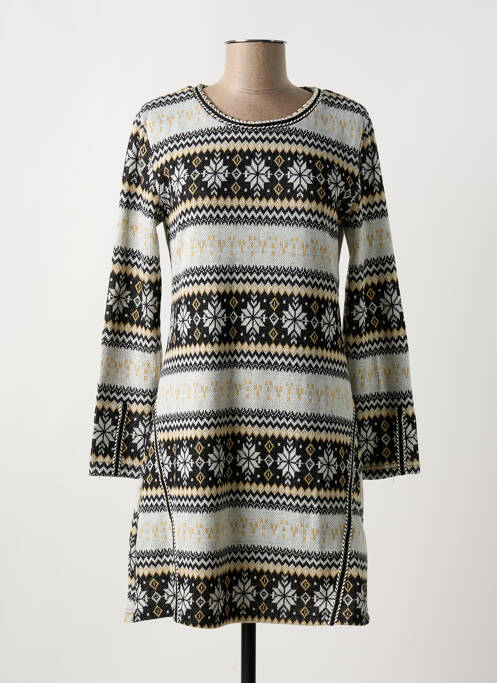 Rochie pulover gri AKINOLAUDE femeie