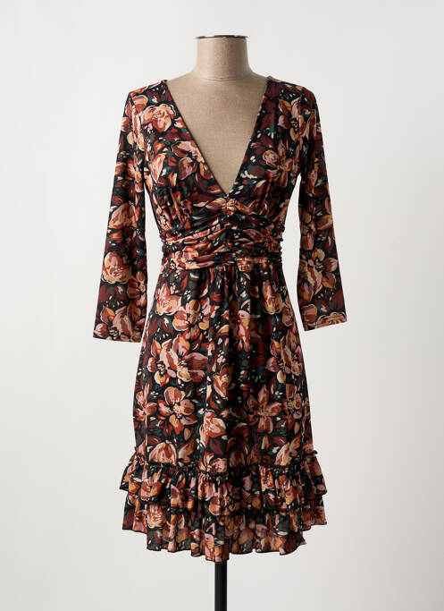 Rochie scurtă maro FIFILLES femeie