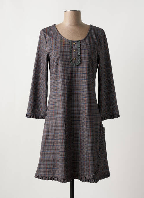 Rochie scurtă gri AKINOLAUDE femeie