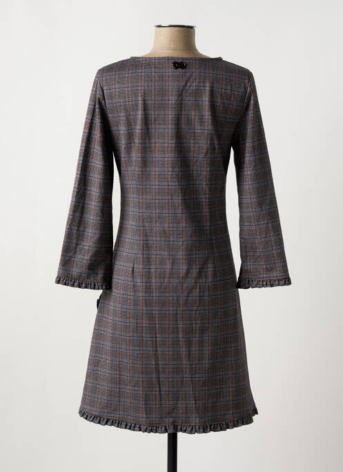 Rochie scurtă gri AKINOLAUDE femeie