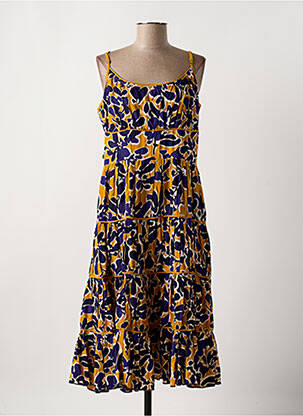 Rochie midi galben BLA-BLA femeie