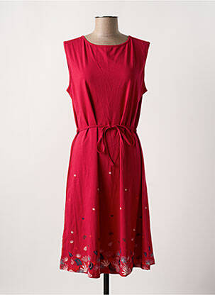 Rochie midi roz TRANQUILLO femeie