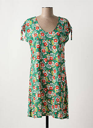 Rochie midi verde PRINCESSE NOMADE femeie