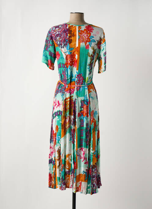 Rochie midi verde ORIENTIQUE NATURALLY femeie