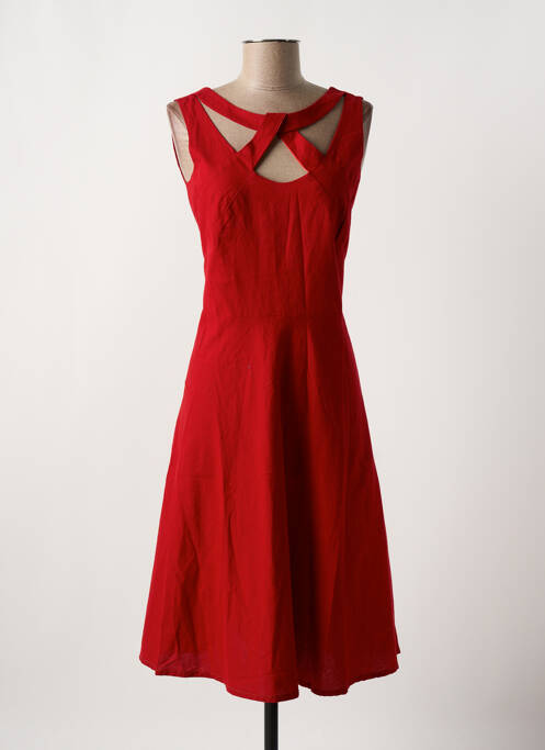 Rochie midi roșu KALI YOG femeie