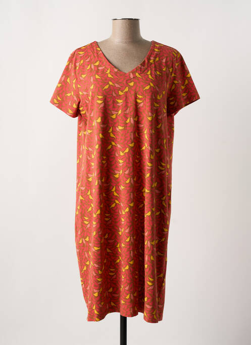 Rochie midi portocaliu ZILCH femeie