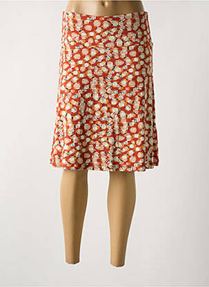 Fustă midi portocaliu ZILCH femeie