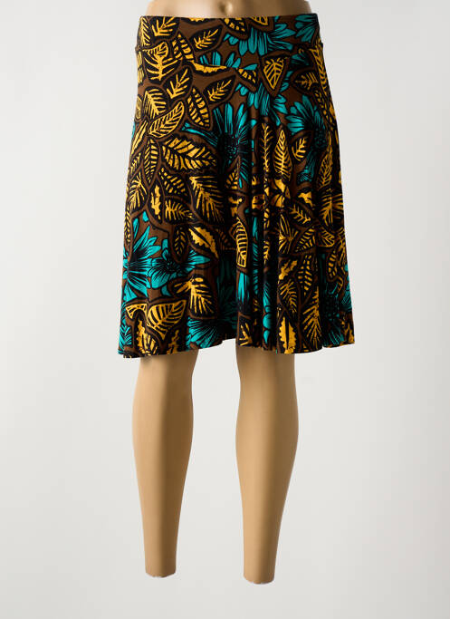 Fustă midi maro SURKANA femeie