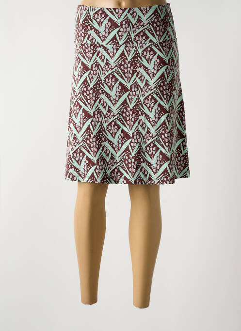 Fustă midi maro ZILCH femeie