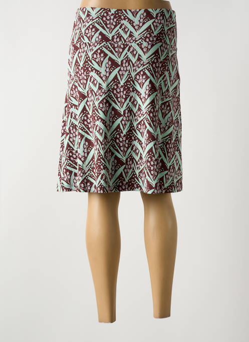 Fustă midi maro ZILCH femeie