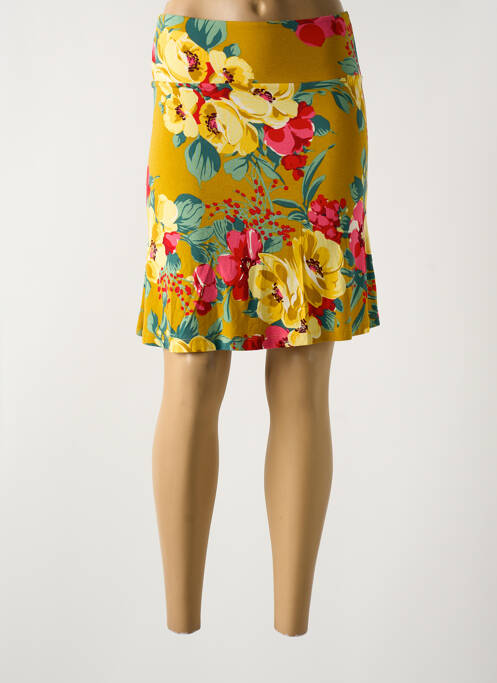 Fustă midi galben KING LOUIE femeie