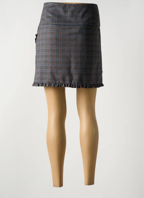 Fustă scurtă gri AKINO LAUDE femeie