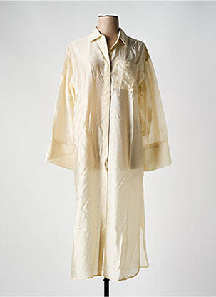 Rochie midi bej MSCH COPENHAGEN femeie