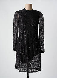 Rochie midi mâneci lungi mâneci lungi negru PIECES femme