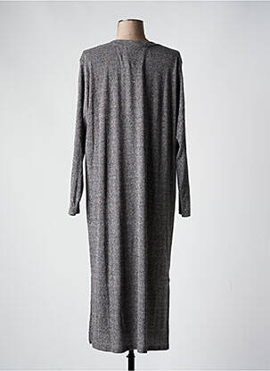 Rochie midi mâneci lungi mâneci lungi gri VERO MODA femeie