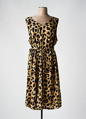 Rochie midi maro ONLY femeie