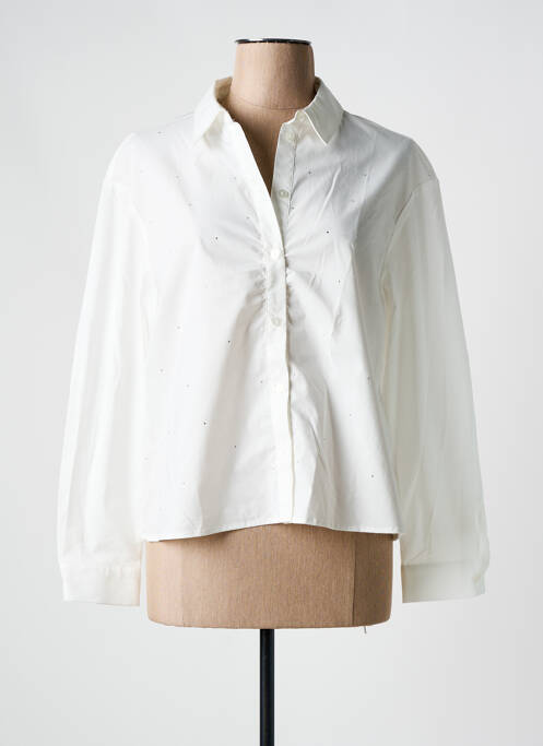 Cămașă alb PIECES femeie