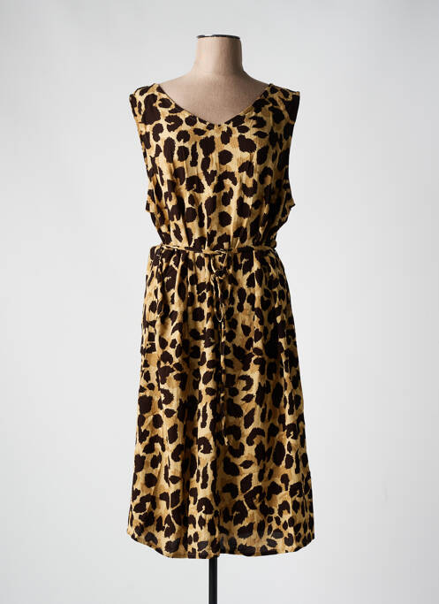 Rochie midi maro ONLY femeie