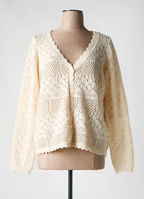 Vestă cu mâneci lungi bej VERO MODA femeie