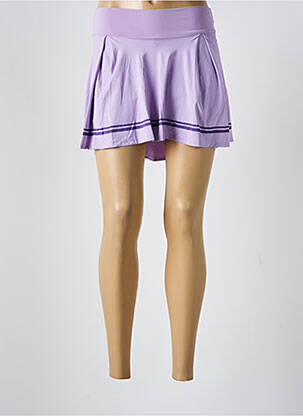Fustă pantaloni scurți talie elastică violet ALTO GIRO femeie